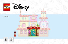 LEGO 43245 instructions page 1 – build guide