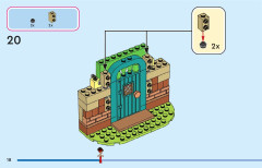 LEGO 43245 instructions page 18 – build guide