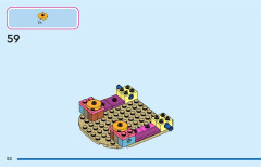 LEGO 43245 instructions page 52 – build guide