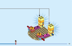 LEGO 43245 instructions page 55 – build guide
