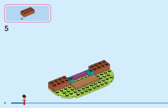 LEGO 43245 instructions page 6 – build guide