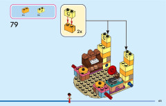 LEGO 43245 instructions page 65 – build guide
