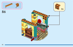 LEGO 43245 instructions page 72 – build guide