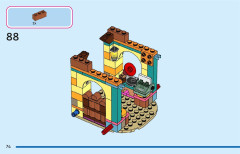 LEGO 43245 instructions page 74 – build guide