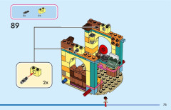 LEGO 43245 instructions page 75 – build guide