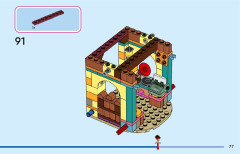 LEGO 43245 instructions page 77 – build guide