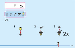 LEGO 43245 instructions page 83 – build guide