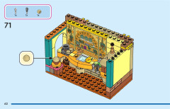 LEGO 43245 instructions page 62 – build guide