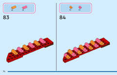 LEGO 43245 instructions page 74 – build guide