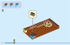 LEGO 43245 instructions page 8 – build guide