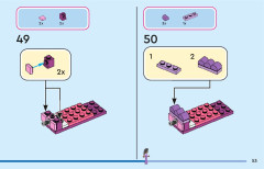 LEGO 43245 instructions page 53 – build guide