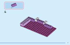 LEGO 43245 instructions page 7 – build guide