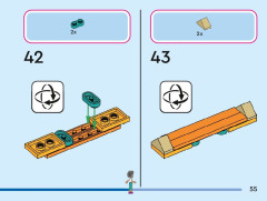 LEGO 43245 instructions page 55 – build guide