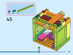 LEGO 43245 instructions page 57 – build guide