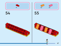 LEGO 43245 instructions page 67 – build guide