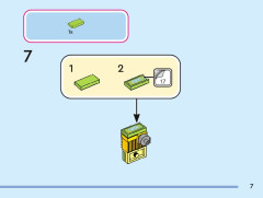 LEGO 43245 instructions page 7 – build guide