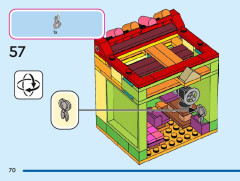 LEGO 43245 instructions page 70 – build guide