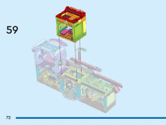 LEGO 43245 instructions page 72 – build guide