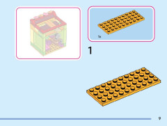 LEGO 43245 instructions page 9 – build guide