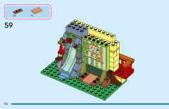 LEGO 43245 instructions page 54 – build guide