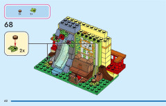 LEGO 43245 instructions page 62 – build guide