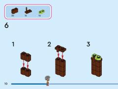 LEGO 43245 instructions page 10 – build guide