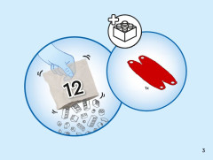 LEGO 43245 instructions page 3 – build guide