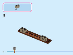 LEGO 43245 instructions page 6 – build guide