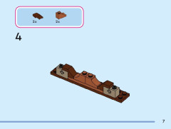 LEGO 43245 instructions page 7 – build guide