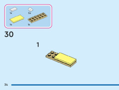 LEGO 43245 instructions page 34 – build guide