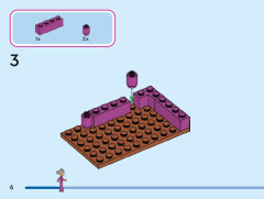 LEGO 43245 instructions page 6 – build guide