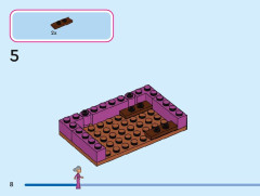 LEGO 43245 instructions page 8 – build guide