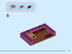 LEGO 43245 instructions page 9 – build guide