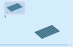LEGO 43245 instructions page 3 – build guide