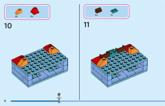 LEGO 43245 instructions page 8 – build guide