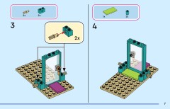 LEGO 43246 instructions page 7 – build guide