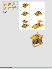 LEGO 43247 instructions page 129 – build guide