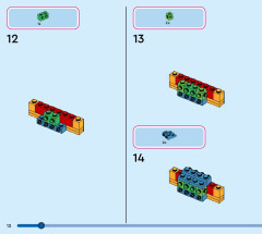 LEGO 43249 instructions page 12 – build guide