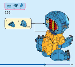 LEGO 43249 instructions page 129 – build guide