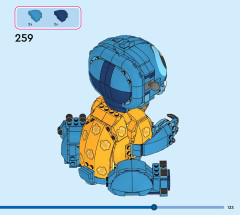 LEGO 43249 instructions page 133 – build guide
