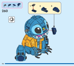 LEGO 43249 instructions page 134 – build guide