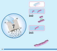 LEGO 43249 instructions page 136 – build guide