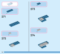 LEGO 43249 instructions page 140 – build guide