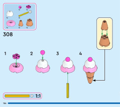 LEGO 43249 instructions page 156 – build guide