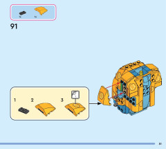 LEGO 43249 instructions page 51 – build guide