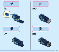 LEGO 43249 instructions page 55 – build guide