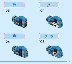 LEGO 43249 instructions page 57 – build guide