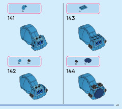LEGO 43249 instructions page 69 – build guide