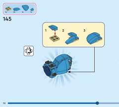 LEGO 43249 instructions page 70 – build guide