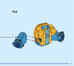LEGO 43249 instructions page 71 – build guide